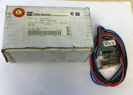 CUTLER HAMMER A1X3PK AUXILIARY SWITCH