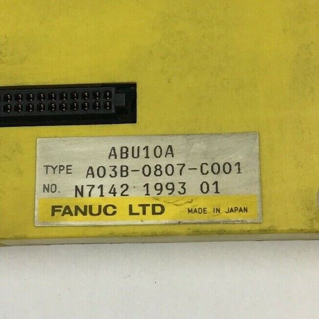 FANUC A03B-0807-C001 MODULE BASE UNIT BOARD 10 SLOT****LOTOF5***