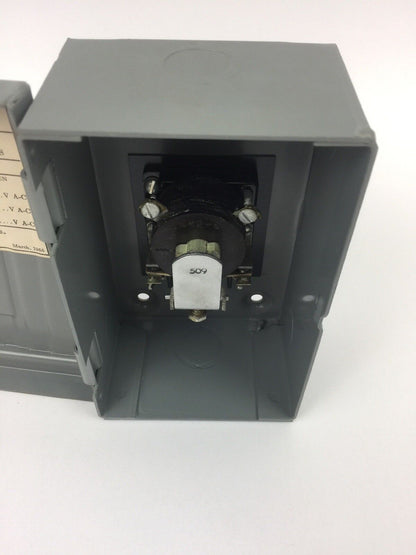 CUTLER HAMMER 9575H769A 509 A.C. RELAY 24 VOLTS 60 CYCLES 1/4 HP NORMALLY CLOSED