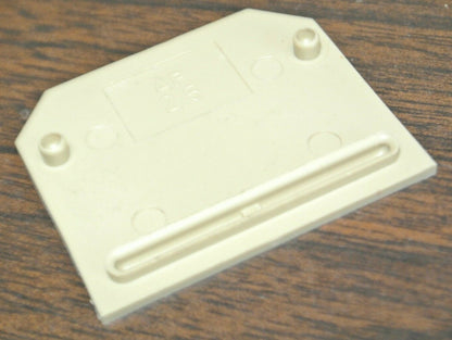 BAG of 20 / WEIDMULLER TW4SAK4-10 SEPARATING PLATES / BEIGE / NEW SURPLUS