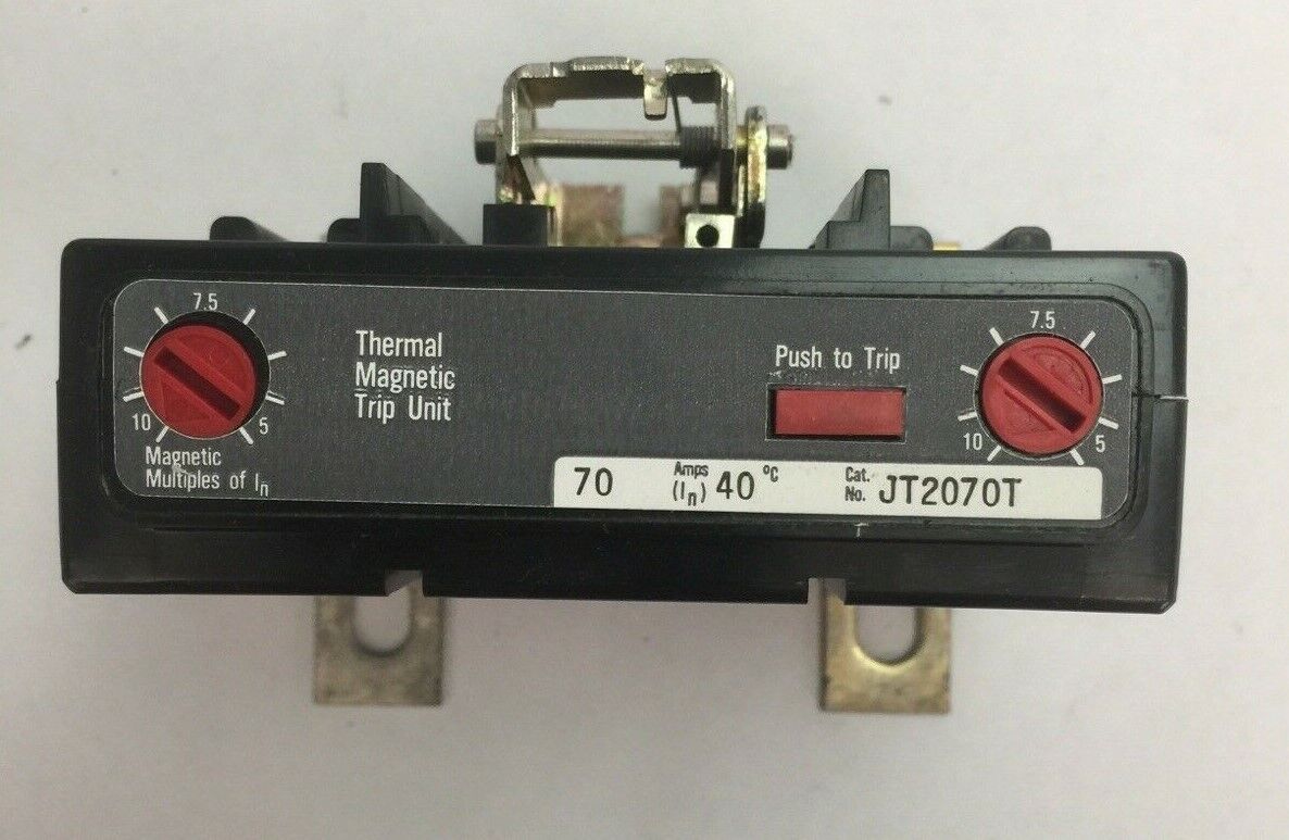 WESTINGHOUSE JT2070T THERMAL TRIP UNIT 70AMP 2POLE