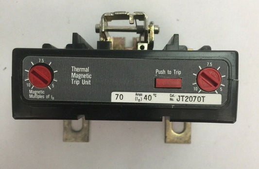 WESTINGHOUSE JT2070T THERMAL TRIP UNIT 70AMP 2POLE