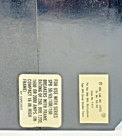 WESTINGHOUSE - 2610D40G36A - POW-R TRIP 7 SOLID STATE PROGRAMMER - NEW OLD STOCK