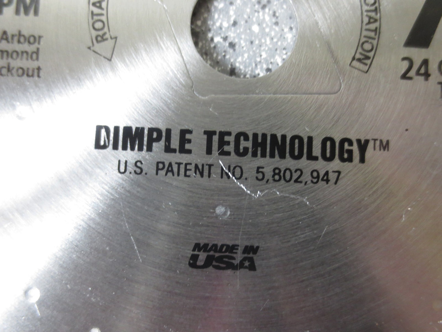 MAGNA M87024 CIRCULAR SAW BLADE 7-1/4" 24T CARBIDE - NEW SURPLUS