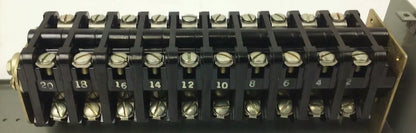 ALLEN BRADLEY 806-C102 SER. A, ROTARY PILOT SWITCH, 10A @ 600VAC,1A @ 115VDC,10P