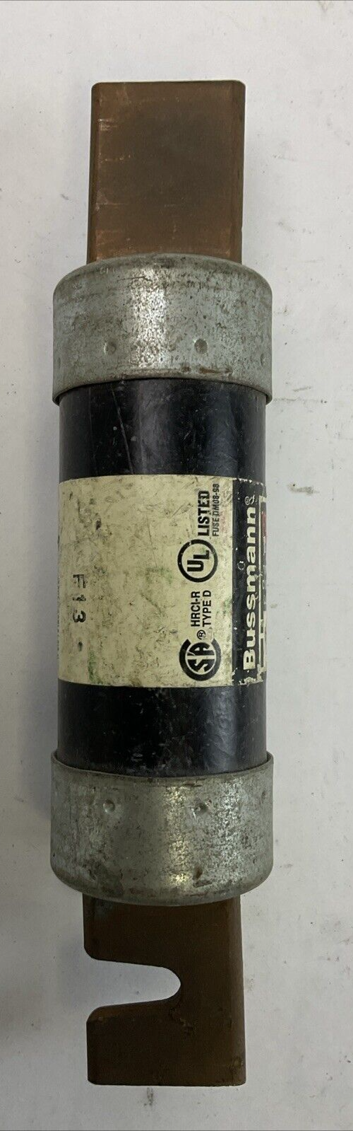 FUSETRON FRN-R-200 DUAL-ELEMENT TIME-DELAY CURRENT LIMITING FUSE 200AMP 250VAC