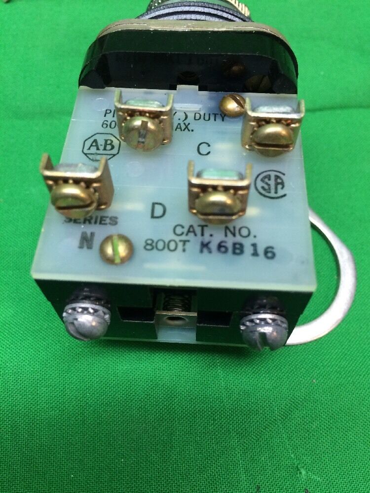 ALLEN BRADLEY 800T-K6B16 SELECTOR PUSH BUTTON