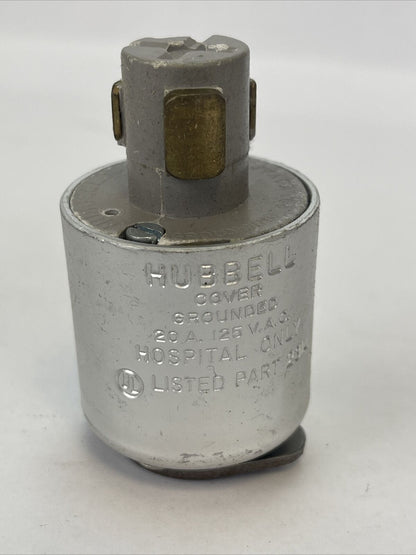 HUBBELL 23004-HG HOSPITAL HUBBELLOCK GROUNDING PLUG 20A 125VAC CORD GRIP RANGE