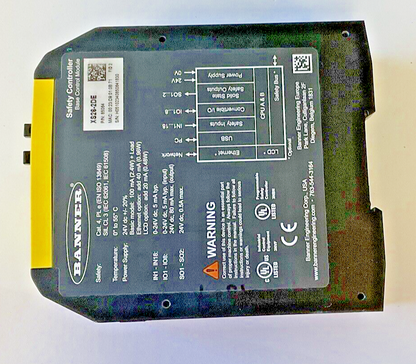 BANNER XS26-2DE SAFETY CONTROLLER 24VDC BASE CONTROL MODULE
