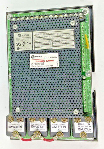 GE 269PLUS-10C-120VAC MOTOR MANAGMENT RELAY *CRACKED/BROKEN PLASTIC*
