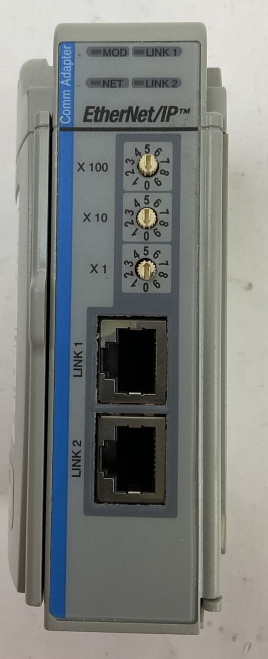 ALLEN BRADLEY 1769-AENTR SER A DIR/VER 10000726626/03 FW 1.001 ETHERNET/IP ADAPT