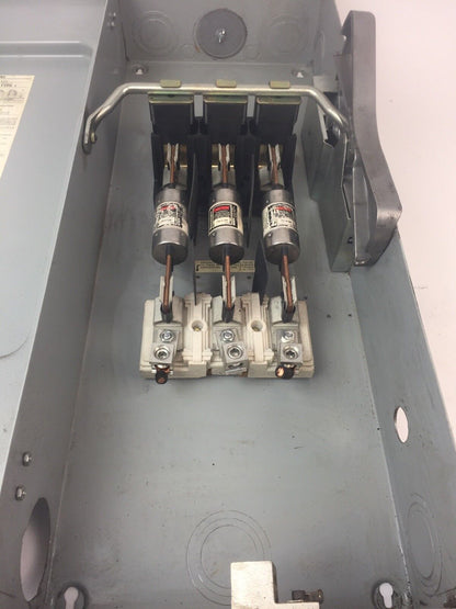 SIEMENS F354 VACU-BREAK SWITCH WITH CLAMPMATIC CONTACTS 200 AMP 600 VAC