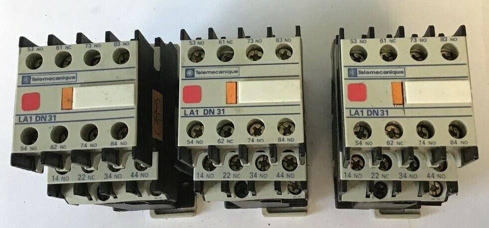 TELEMECANIQUE CA3DN62BDREQ3548G6 RELAY CONTROL W/ LA1DN31 W/ LA4DB1B **LOTOF3**