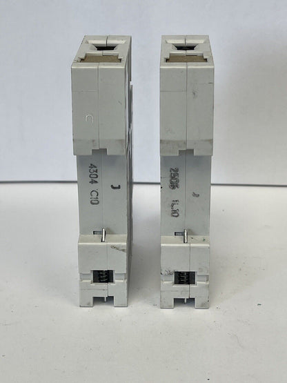 SIEMENS *LOT OF 2*- 5SX21 - CIRCUIT BREAKERS - D1,6 15 Amp 1 Pole - 230/400V