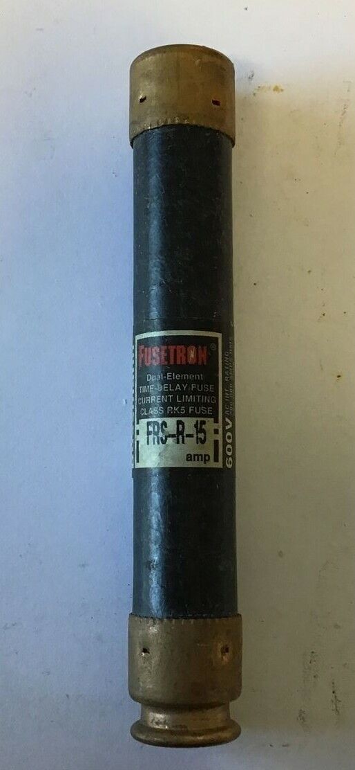 FUSETRON FRS-R-15 TIME DELAY FUSE CLASS RK-5 ***LOTOF6***