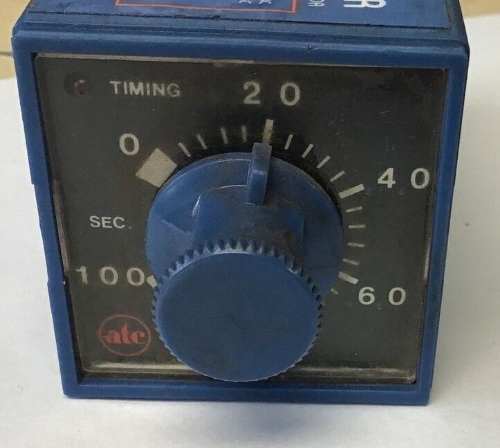 ATC 319 TIME DELAY RELAY 3 RANGER 319D13401C 5AMP 120/240VAC 0-8.0SEC 50/60HZ