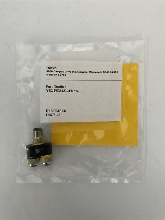 TURCK YB2-FSM4.5-2FKM4.5 SPLITTER