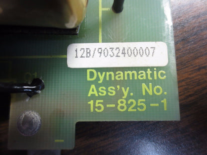 DYNAMATIC 15-825-1 Ser. K1, Rev. C - CES PRESS DRIVE SUPPRESSOR BOARD