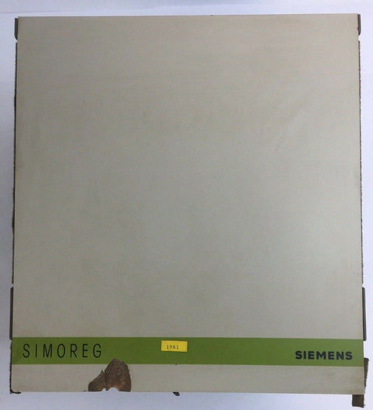 SIEMENS SIMOREG 6 RA 2625-6MV32-0 KOMPAKTGERAET COMPACT CONVERTER OUTPUT +-200V