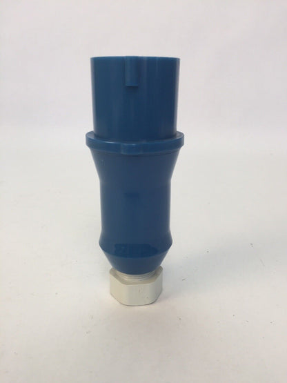 HUBBELL SP320P6 PLUG SPLASHPROOF EIC 309 PIN & SLEEVE 20A 250VAC 2 POLE 3 WIRE
