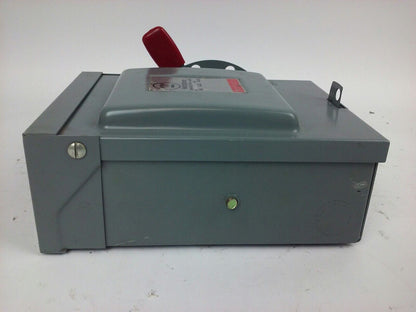 WESTINGHOUSE RGUN221 SAFETY SWITCH, 30A, 240V, 2P, NON FUSE, TYPE 3R RAINPROOF
