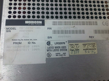 MODICON AEG AS-J892-101 REMOTE I/O PROCESSOR, AS-J8