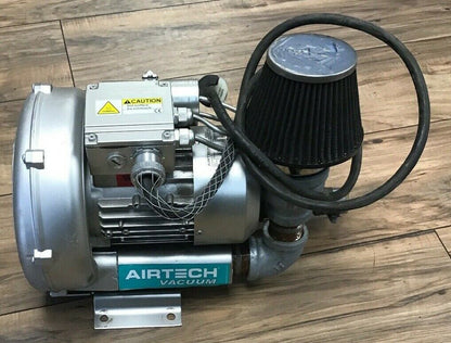 AIRTECH VACUUM 3BA1300-7AS15-Z Press. Regenerative Blower 60HZ 0.45KW/0.6HP 230V