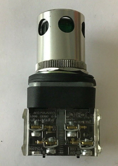Allen Bradley 800T-QA24 GREEN ILL. 24V Push button SER. T