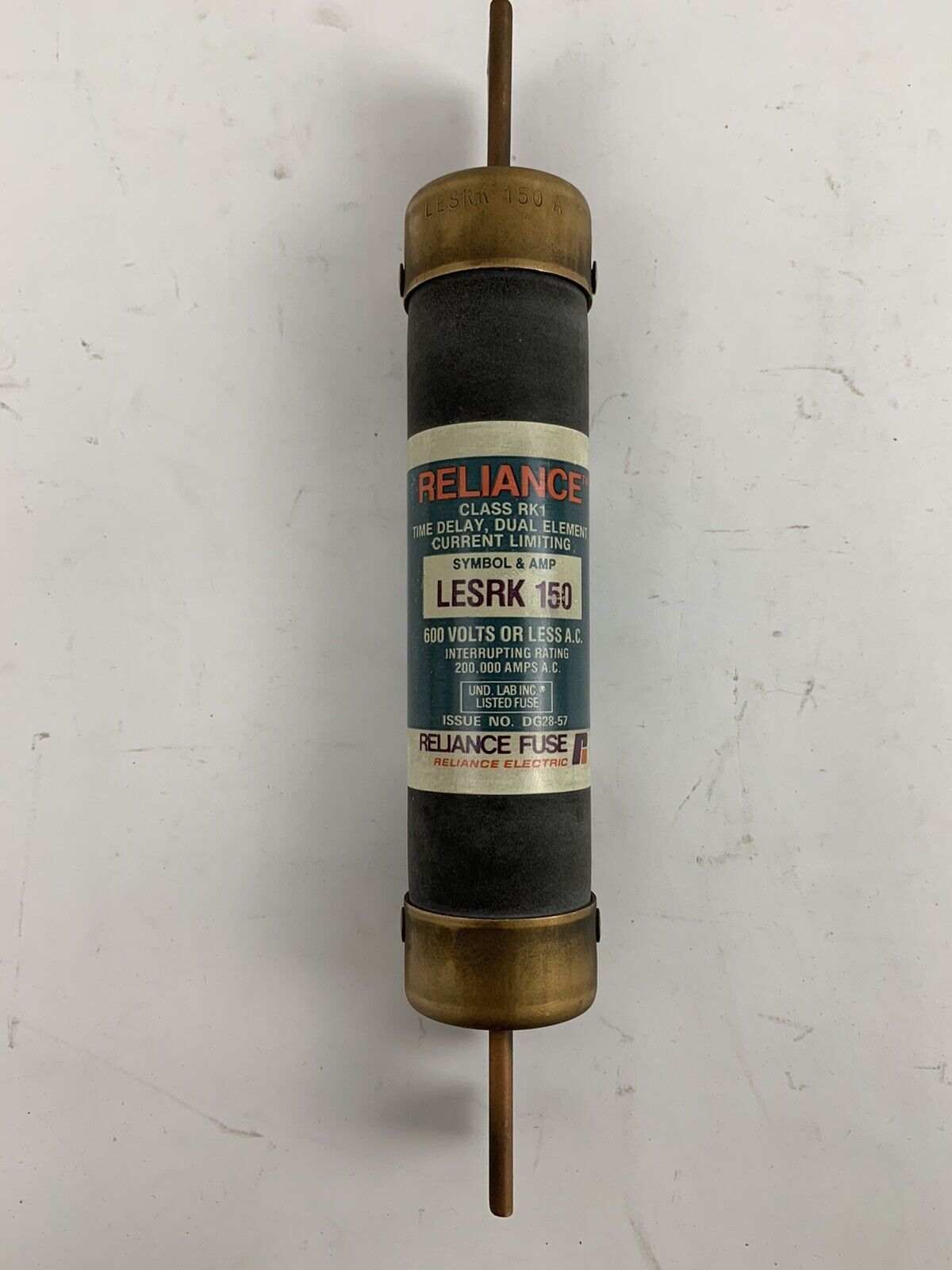 Reliance LESRK150 150A 600V Class RK1 Fuse