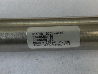 PARKER 0.56NSR01.50 AIR CYLINDER 250PSI
