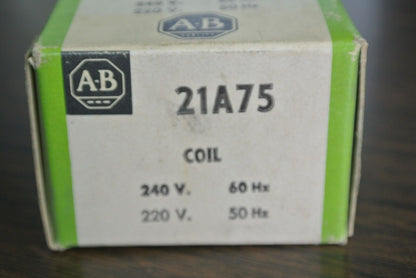 ALLEN-BRADLEY 21A75 COIL - 240V/60Hz, 220V/50Hz - NEW SURPLUS