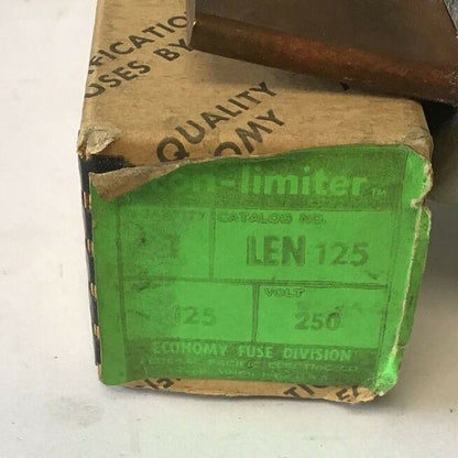 ECONOMY LEN125 ECON-LIMITER CLASS K5 125A 250V TIME DELAY DUAL ELEMENT