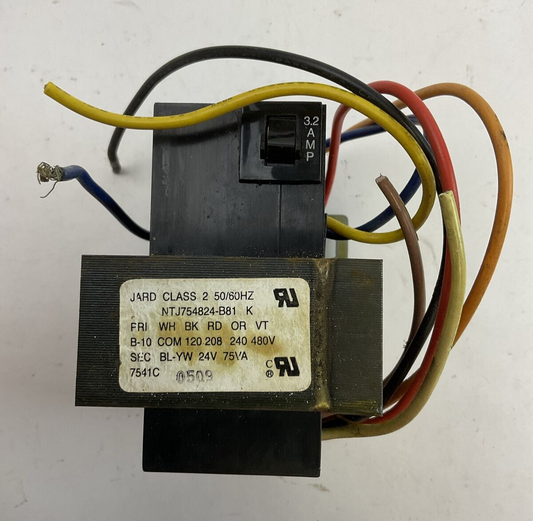 JARD NTJ754824-B81 CLASS 2 TRANSFORMER 120/208/240/480V 3.2AMP