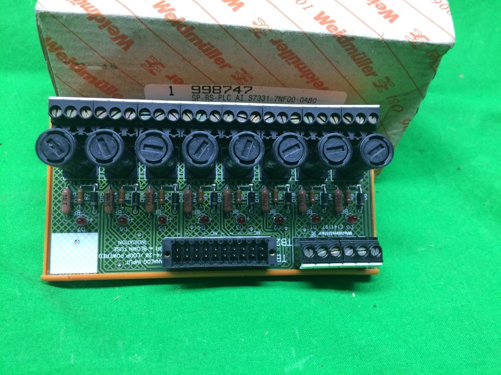 WEIDMULLER SP-RS-PLC AI S7331-7NF00-0AB0 ANALOG INPUT MODULE 998747