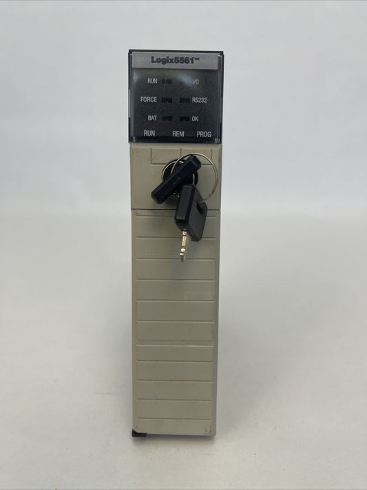 ALLEN BRADLEY 1756-L61 LOGIX PAC SER B CONTROLLOGIX 5561 PROCESSOR F/W REV 1.10