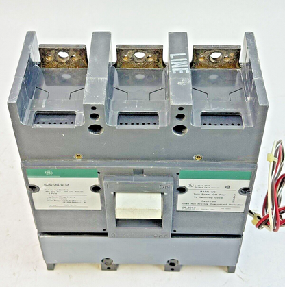 GE - TJK636Y600 - MOLDED CASE SWITCH W/ AUXILIARY SWITCH- 3 POLE/600VAC/600A