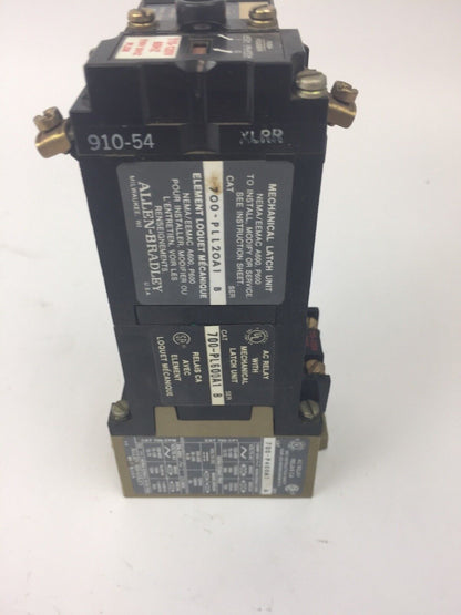 ALLEN BRADLEY 700-PL600A1 SER B RELAY 700-P400A1 SER A 700-PLL20A1 SER B PL236