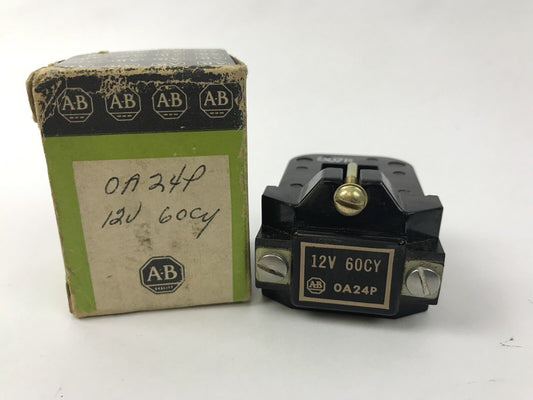 Allen Bradley OA24P Coil New In Original Box 12 V 60 CY