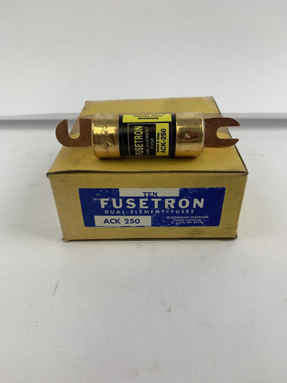 Bussmann Fusetron Dual Element ACK250 250A Fuse "Lot of 10"