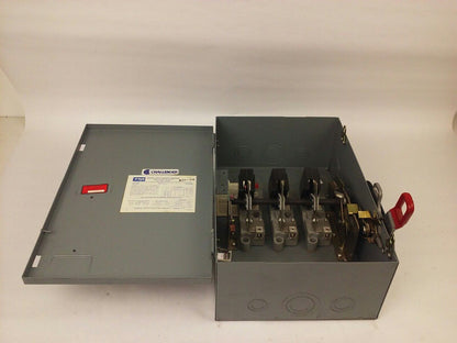 CHALLENGER H5136 SAFETY SWITCH, TYPE 1 INDOOR, 100A, 600V, NON FUSIBLE, NEW