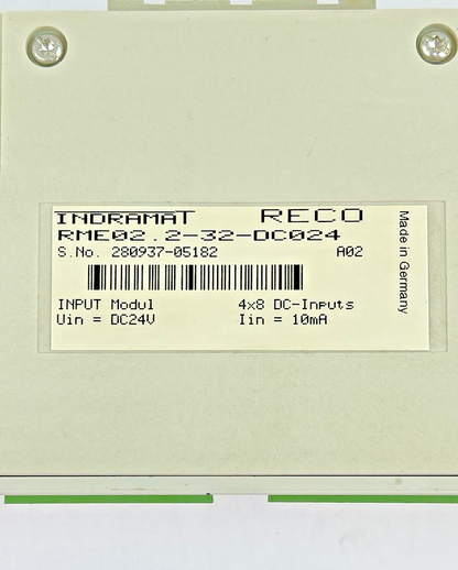 INDRAMAT - REXROTH - RME02.2-32-DC024 - INPUT MODULE - DC24V, 4X8 DC-INPUTS