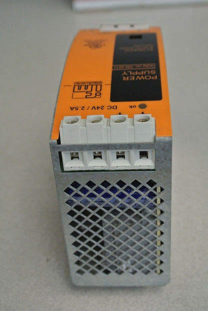 ifm SL2.502 POWER SUPPLY / 24VDC / 2.5A / 115-230VAC, 50-60Hz / IFM DN 2011