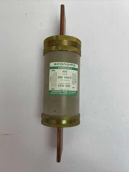 ECONOMY ERN 600 RENEWABLE FUSE 600AMP 250VAC