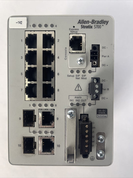ALLEN BRADLEY 1783-BMS10CA SER A DIR/VER 10000233491/05 STRATIX 5700 ETHERNET