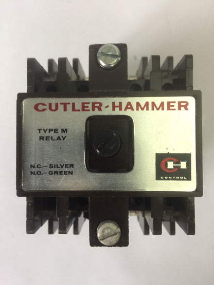 CUTLER HAMMER D26MRD31A1 TYPE M RELAY (D26MB,D26MPR,D26MPL,D26MPS,D26MD,D26MPF)