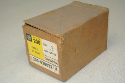 ALLEN-BRADLEY 200-G200Z2 / TYPE G DC RELAY / 230-250VDC / NEW SURPLUS