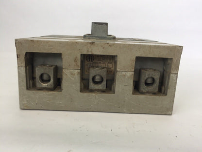 ITE CIRCUIT BREAKER TYPE ET-75 400AMP HJKL FRAME 600VAC 125/250VDC 3P 250A TRIP