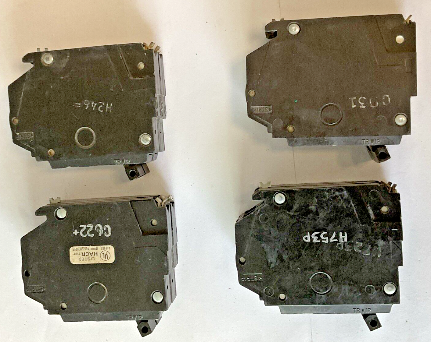GENERAL ELECTRIC CTL 40A CIRCUIT BREAKER 2POLE 120/240VAC***LOTOF4***
