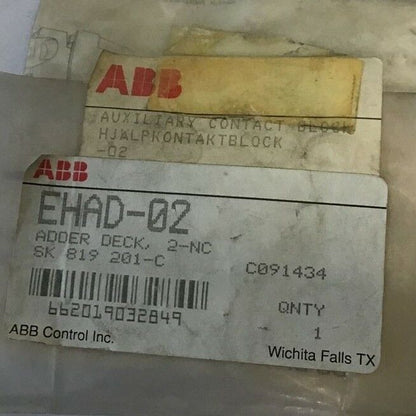 ABB EHAD-02 ADDER DECK 2NC SK 819 201-C