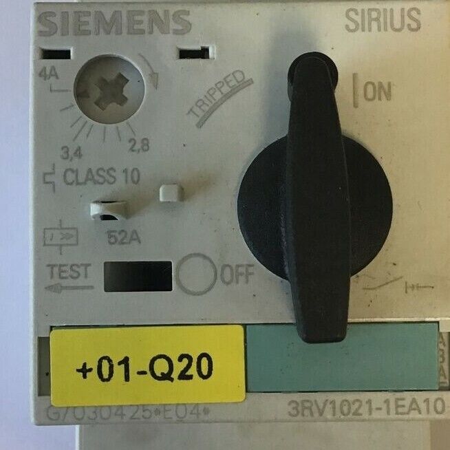 SIEMENS 3RV1021-1EA10 MOTOR STARTER 690V ***LOTOF2***